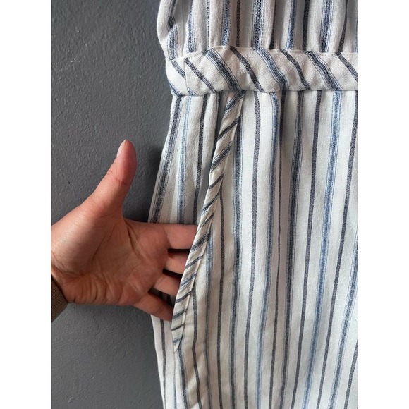 BCBG Maxazria Striped Ruffle Off Shoulder Dress XS - Picture 5 of 8